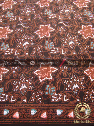 Kain Batik Coletan Pekalongan Motif Floral