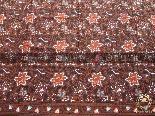 Kain Batik Coletan Pekalongan Motif Floral