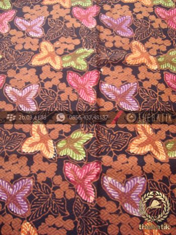 Kain Batik Dobi Motif Bunga Coletan