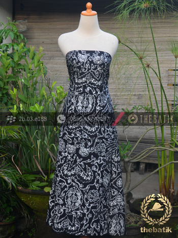 Kain Batik Tulis Motif Wahyu Tumurun Hitam