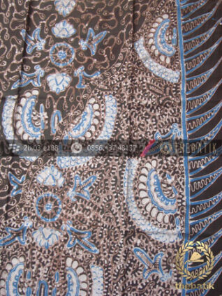 Batik Tulis Warna Alam Motif Babon Angrem Tumpal