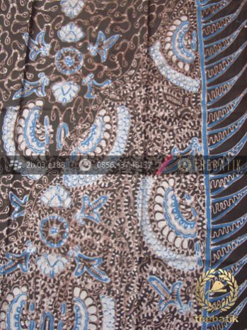 Batik Tulis Warna Alam Motif Babon Angrem Tumpal