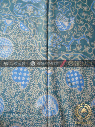 Batik Tulis Warna Alam Motif Keongan Tumpal