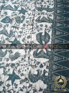 Batik Tulis Warna Alam Motif Wahyu Tumurun Hijau Tumpal