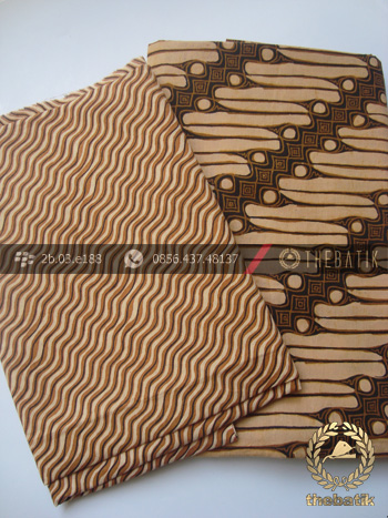 Kain Batik Solo Bahan Kombinasi Motif Galaran