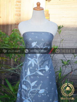Batik Tulis Warna Alam Motif Burung Buketan
