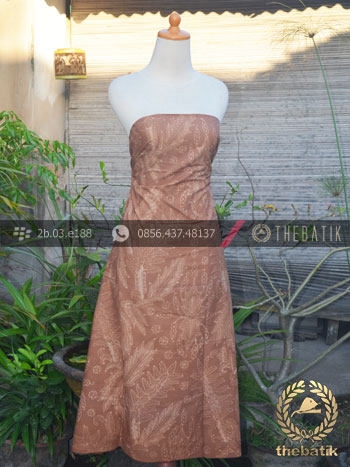 Kain Batik Tulis Warna Alam Motif Pakis Taji