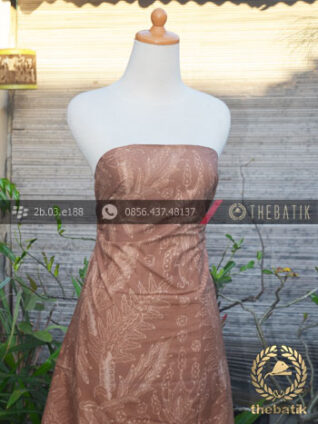 Kain Batik Tulis Warna Alam Motif Pakis Taji