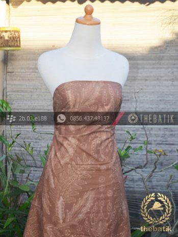 Kain Batik Tulis Warna Alam Motif Pakis Taji