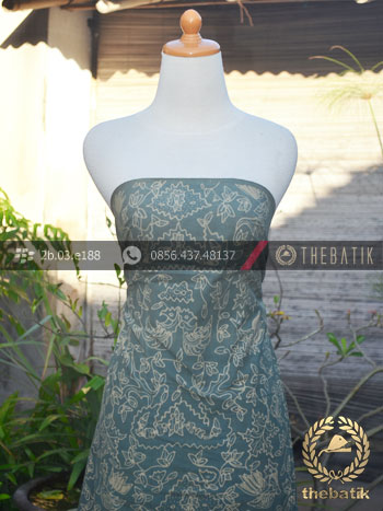 Kain Batik Tulis Warna Alam Wahyu Tumurun Hijau