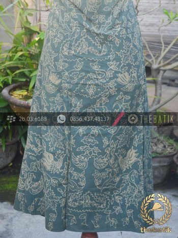Kain Batik Tulis Warna Alam Wahyu Tumurun Hijau