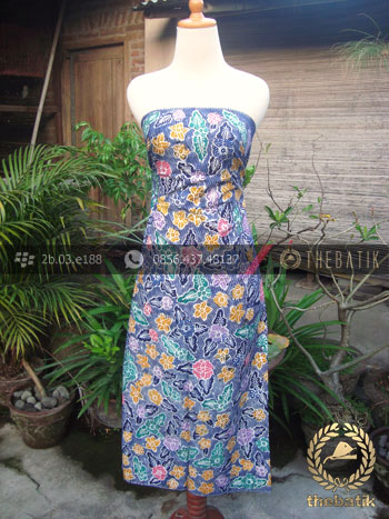 Kain Batik Bantulan Tulis Coletan Warna
