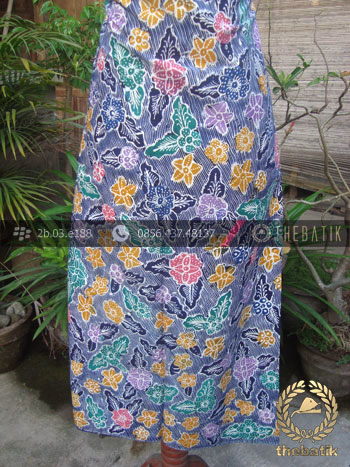 Kain Batik Bantulan Tulis Coletan Warna