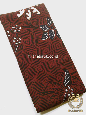 Batik Tulis Jogja Motif Buketan Latar Hitam-1