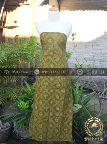 Kain Batik Tulis Warna Alam Sido Luhur Hijau