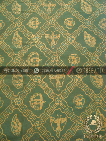 Kain Batik Tulis Warna Alam Sido Luhur Hijau