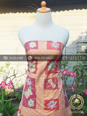 Bahan Baju Batik Emboss Motif Quilt Kontemporer