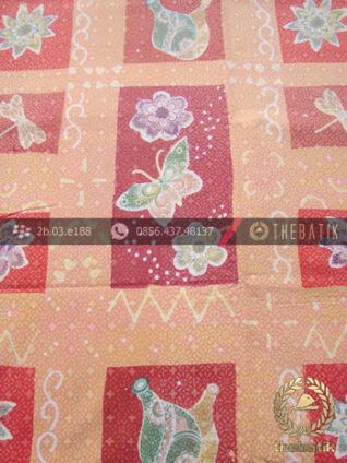 Bahan Baju Batik Emboss Motif Quilt Kontemporer