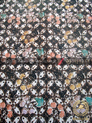 Kain Batik Remukan Coletan Motif Kawung