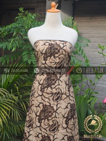 Bahan Batik Dobi Remukan Motif Keongan Paisley