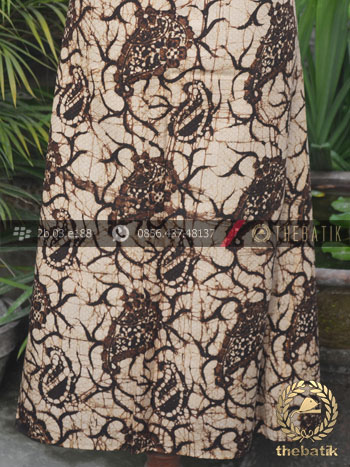Bahan Batik Dobi Remukan Motif Keongan Paisley