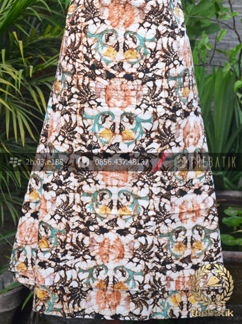 Bahan Batik Remukan Coletan Motif Wahyu Tumurun
