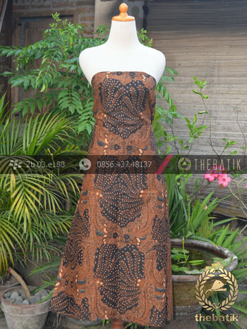 Jual Kain Batik Solo Klasik  Ceplok Padi Pari Soga Genes 