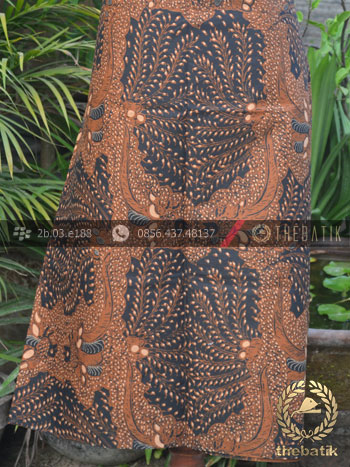 Jual Kain Batik Solo Klasik  Ceplok Padi Pari Soga Genes 