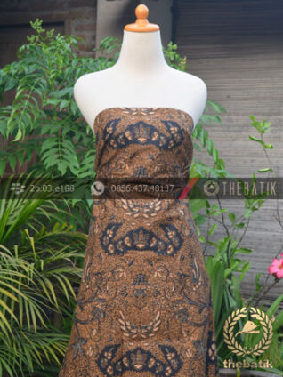 Kain Batik Solo Wahyu Tumurun Klasik Soga Genes
