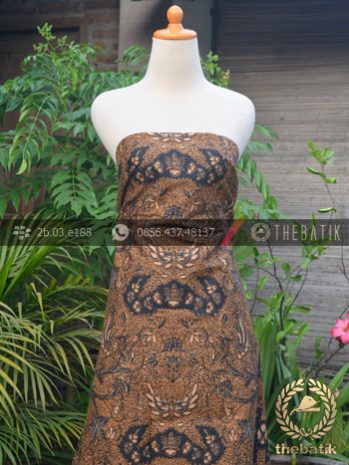Kain Batik Solo Wahyu Tumurun Klasik Soga Genes