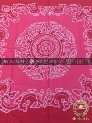Kain Batik Wall Hanging Megamendung Pink