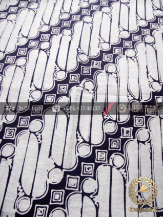 Bahan Kain Batik Jogja Motif Parang Barong Putih