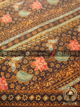 Bahan Baju Batik Kombinasi Tulis Lereng Klasik Coletan