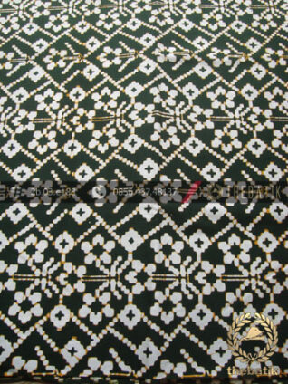 Kain Batik Modern Etnik Jogja Motif Cinde Klasik Hijau