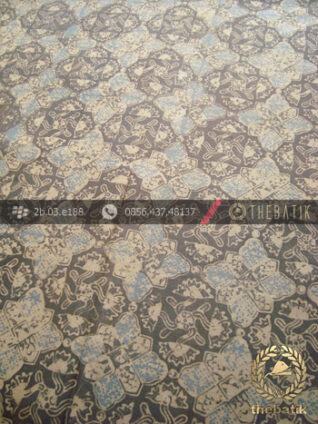 Batik Pewarna Alami Motif Ceplok Lawasan Coklat
