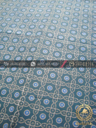 Batik Pewarna Alami Motif Grompol Indigo Biru