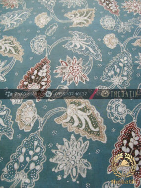 Batik Tulis Pewarna Alami Motif Daun Sirih Hijau