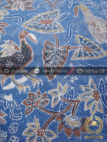 Batik Tulis Pewarna Alami Flora Fauna Indigo