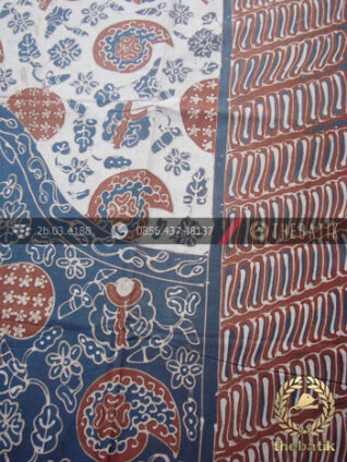 Batik Tulis Pewarna Alami Keongan Tumpal Parang