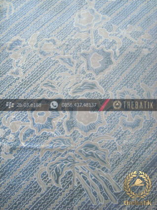 Batik Tulis Pewarna Alami Motif Lereng Buketan Indigo