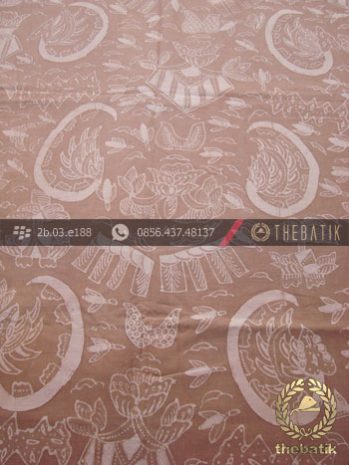 Batik Tulis Pewarna Alami Motif Semen Romo Coklat