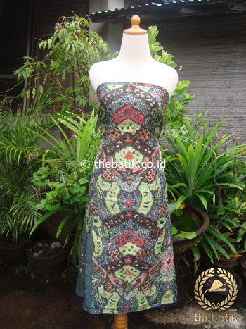 Bahan Kemeja Batik Sutera ATBM Klasik Hijau