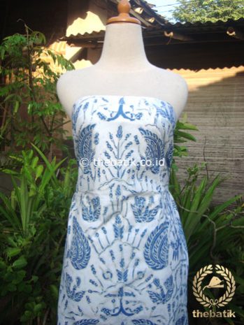 Batik Tulis Pewarna Alami Sido Asih Latar Putih