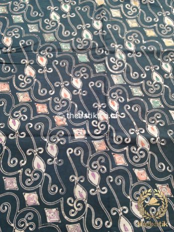 Kain Batik Indigo Coletan Motif Parang Sobrah