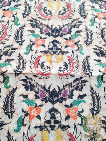 Kain Batik Indigo Coletan Motif Semen
