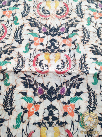 Kain Batik Indigo Coletan Motif Semen