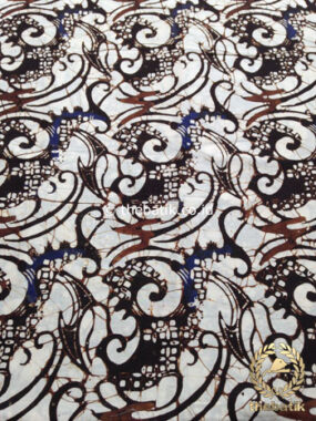 Kain Batik Panjang Warna Sogan Klasik Ceplok Ukel