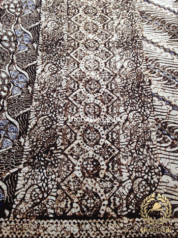 Kain Batik Panjang Warna Sogan Klasik Kombinasi 3 Motif