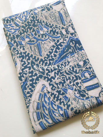 Kain Batik Tulis Warna Alam Motif Semen Romo Indigo