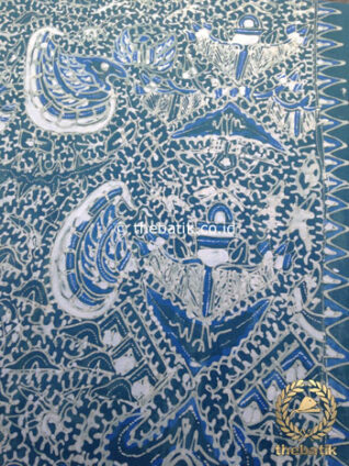 Kain Batik Tulis Warna Alam Motif Semen Romo Indigo